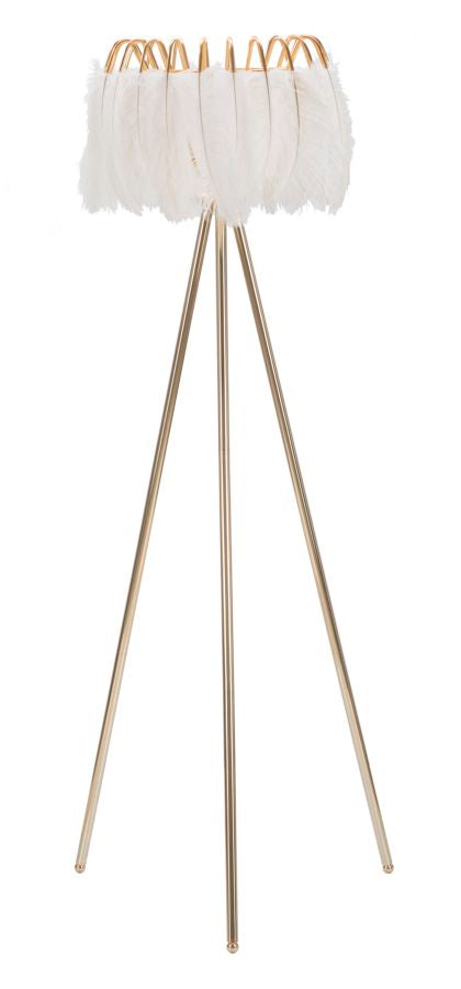 Glam Bordlampe   Guldfarve  Jern Og Plast   46x147 Cm