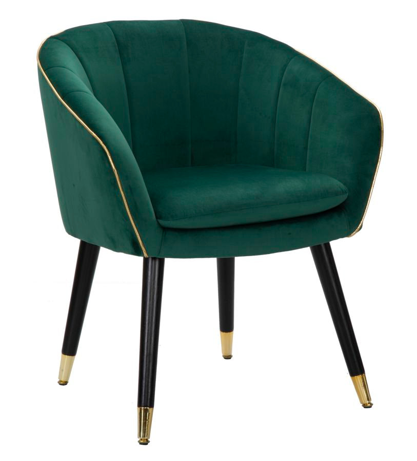Glam Stol   Guldfarve Af Træ   62x58x78 Cm