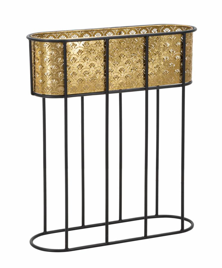 Glam Vase   Guldfarve  Metal   60x20x70 Cm