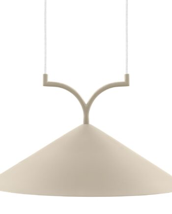 Globen Lighting Curve Pendel Lampe 50 Cm  Beige