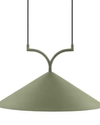 Globen Lighting Curve Pendel Loftlampe 50 Cm  Grøn