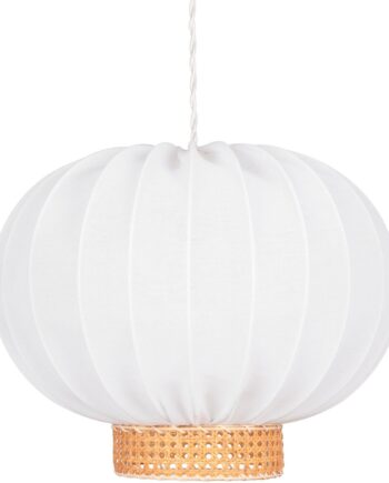 Globen Lighting Lighting Pendel Yokohama  50 Cm  Hvid Natur