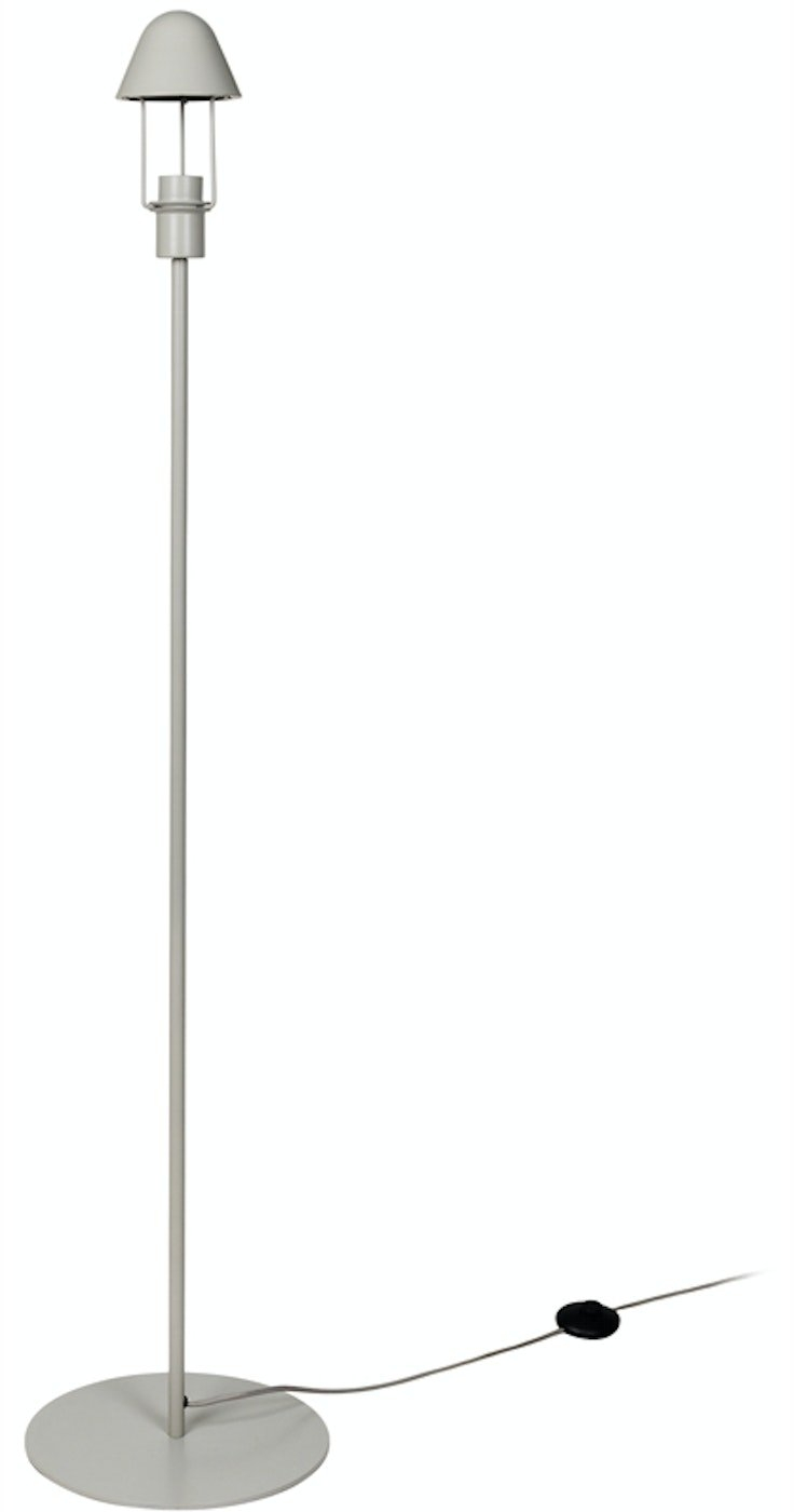 Gulvlampe Broste Copenhagen Gine Grå Metal H140   ø35 Cm E27