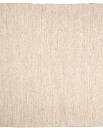 Gulvtæppe Kave Home Carime 200x300 Cm Beige   Uld Bomuld Blødt Nordisk Moderne Tæppe Med Frynser