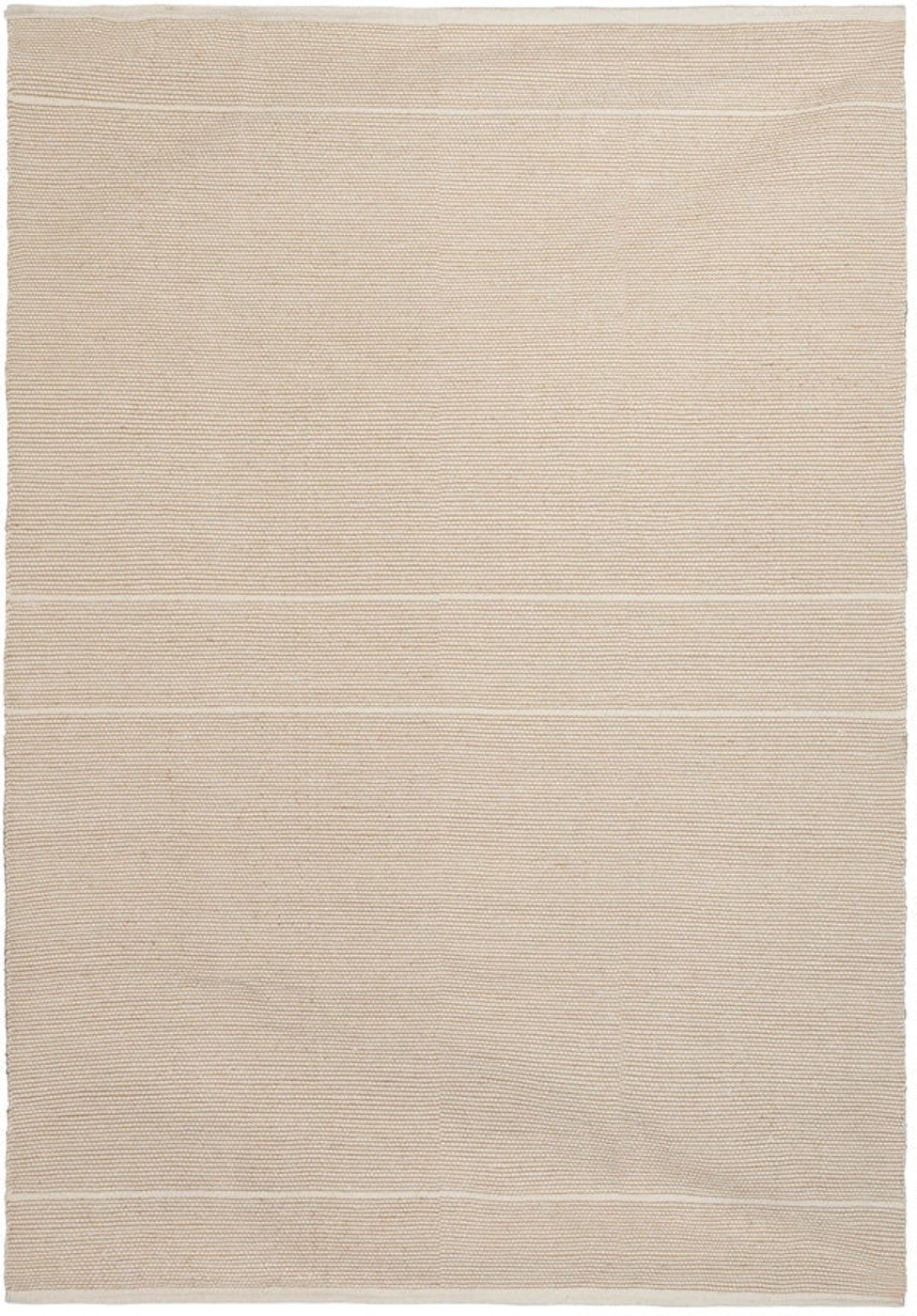 Gulvtæppe Kristina Dam Oru Uld Jute 200x300 Cm Beige Tatami-inspireret Minimalistisk