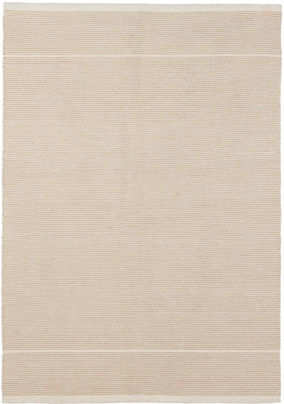 Gulvtæppe Kristina Dam Oru 140   200 Cm Beige Uld-jute-bomuld Inspireret Af Japansk Tatami