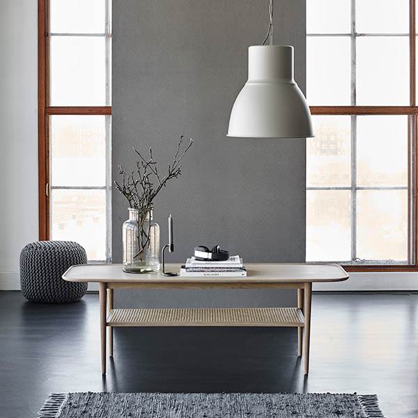 Haslev Athene Sofabord   Eg    Fransk Flet 150x60 Cm   : Erling Christensen Møbler