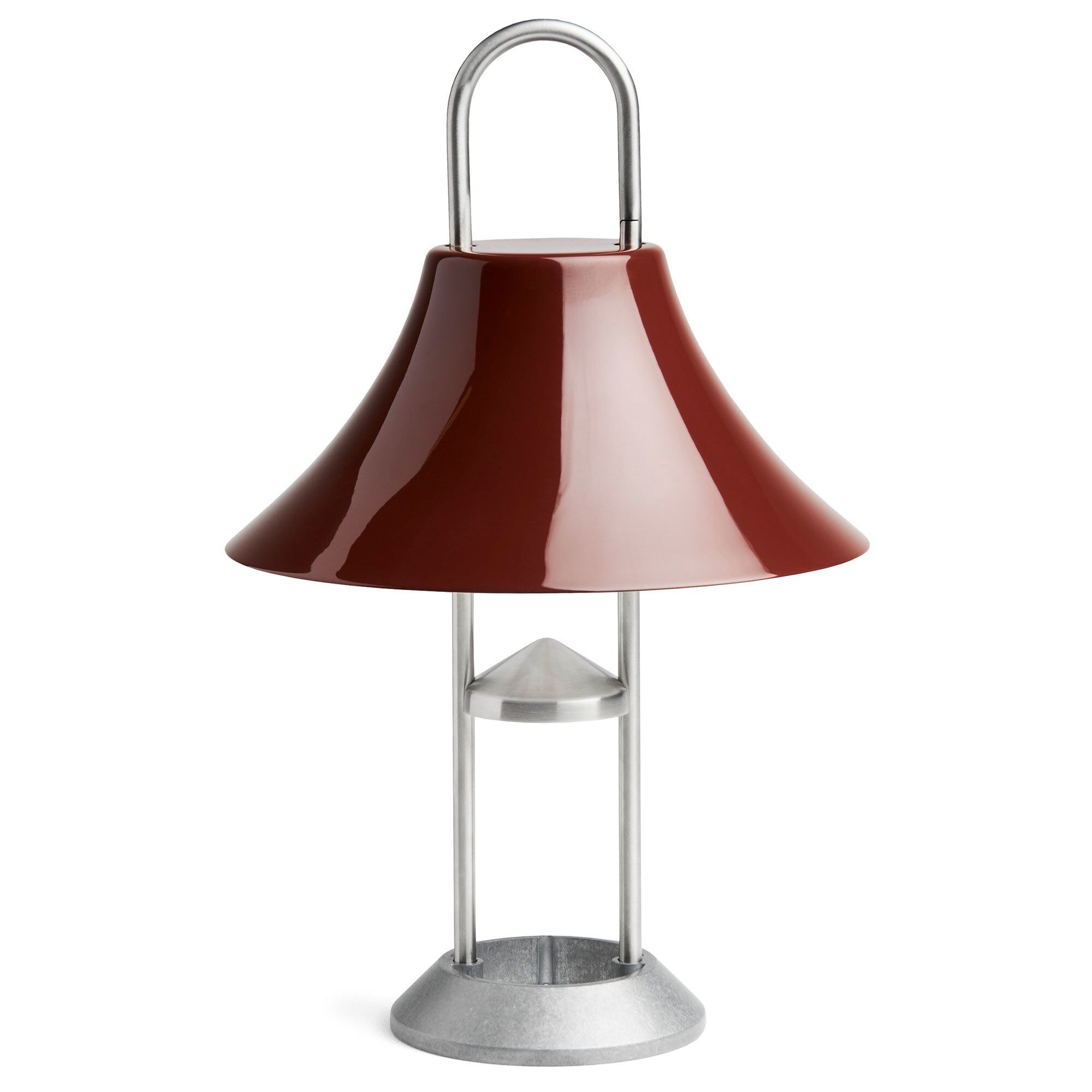 Hay Mousqueton Portable Bordlampe Red