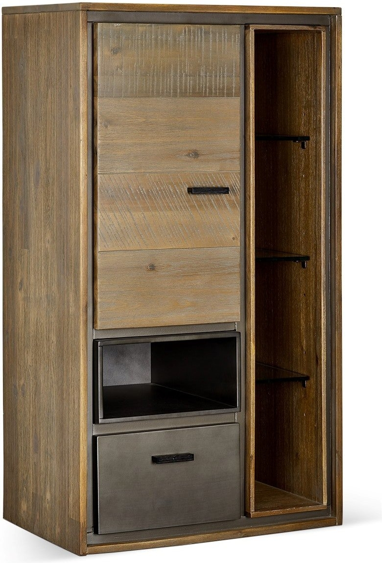 Highboard Raymond   Hallmark Derby   Akacietræ  Brun H100xb55xd35 Cm