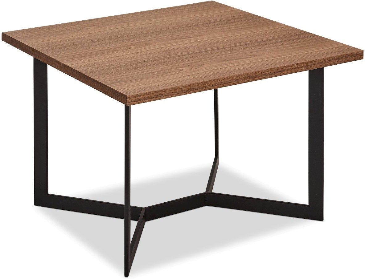 Hjørnebord Raymond   Hallmark Wansford Valnøddetræ 70x70 Cm Sofabord Dansk Design