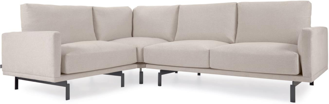 Hjørnesofa Kave Home Galene  -personers Polstret Beige 94ã 207ã 267 Cm Moderne Nordisk Bæredygtig