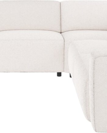 Hjørnesofa  -sofa Rowico Willard Modulopbygget   Hvidt Alice-stof Nordisk Design