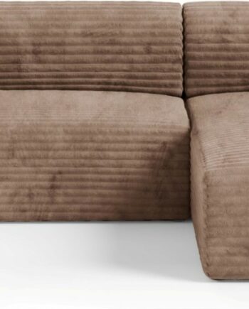 Hjørnesofa Maison Vellé Calira Loungesofa   Tilia-stof Tilia 17 300x185 Cm Vendbar Med Sovefunktion Og Opbevaring