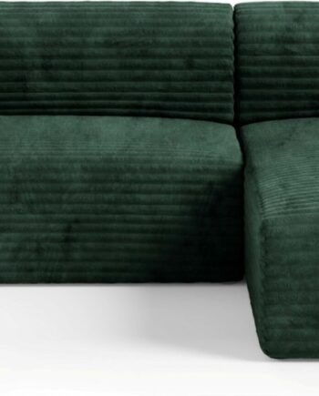 Hjørnesofa Maison Vellé Calira Loungesofa Med Sovefunktion 300ã 185 Cm  Tilia 39 Mørkegrøn