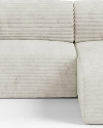 Hjørnesofa Maison Vellé Calira Loungesofa Tilia   Corduroy Stof 300x185 Cm Sovefunktion Sengelinnedskasse Universel Vendbar