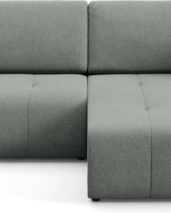 Hjørnesofa Maison Vellé Novento Loungesofa Sovesofa 200x132 Cm Opbevaring Wind 89 Stof 100  Polyester