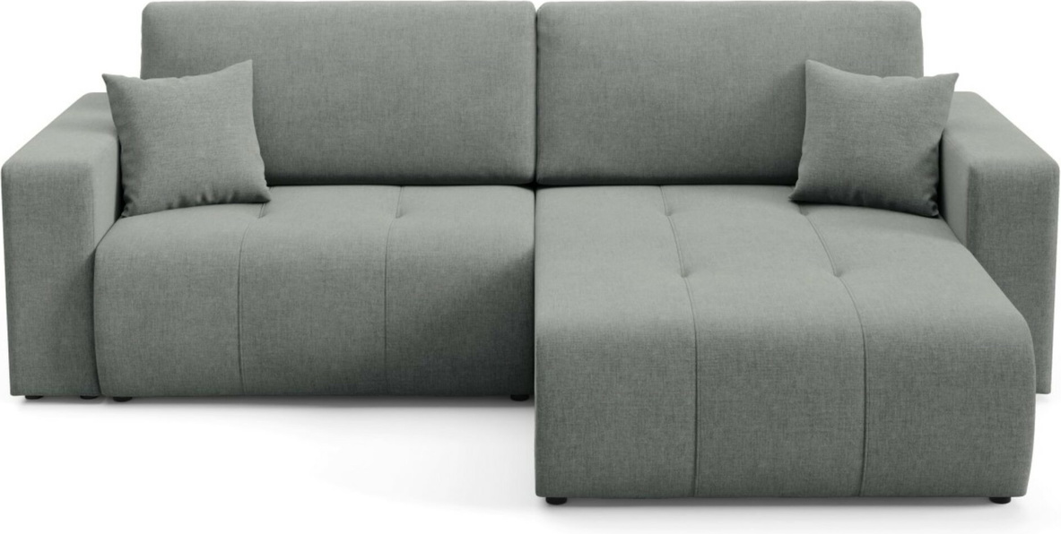 Hjørnesofa Maison Vellé Novento Loungesofa Sovesofa 200x132 Cm Opbevaring Wind 89 Stof 100  Polyester