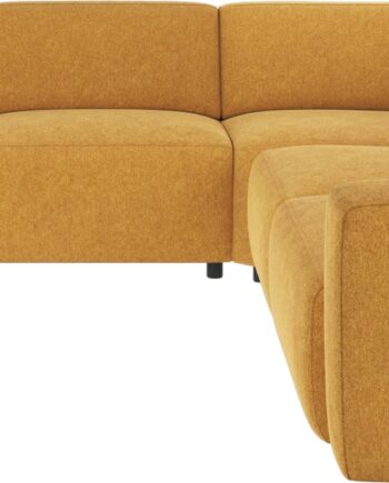 Hjørnesofa Modulopbygget Rowico Willard Gul 100  Polyester 297x297 Cm Skandinavisk Design