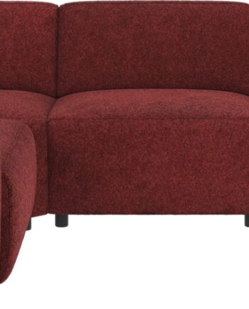 Hjørnesofa Rowico Willard Anna   Polyester Rød 297ã 219 Cm Skandinavisk Design