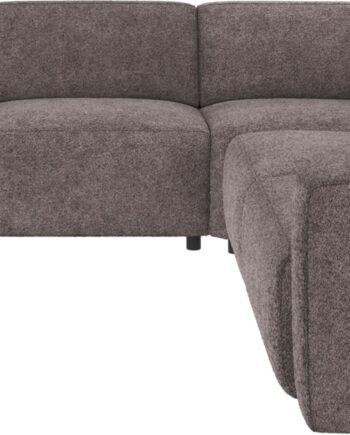 Hjørnesofa Rowico Willard Anna-stof Mørkegrå Modulopbygget  -sofa 297x297x70 Cm