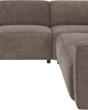 Hjørnesofa Rowico Willard Greg   Mørk Beige 297x297 Cm   Modulopbygget Nordisk Sofa