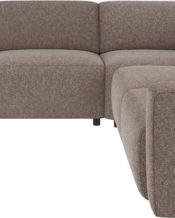 Hjørnesofa Rowico Willard Modulær   Mørk Beige Stof Bobby   297x297 Cm