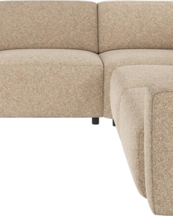 Hjørnesofa Rowico Willard Modulopbygget Beige Bobby Polyester   Fleksibel Konfiguration  Nordisk Minimalisme