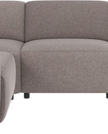 Hjørnesofa Rowico Willard Modulopbygget Stofsofa Gråbeige Brenda 297x219 Cm