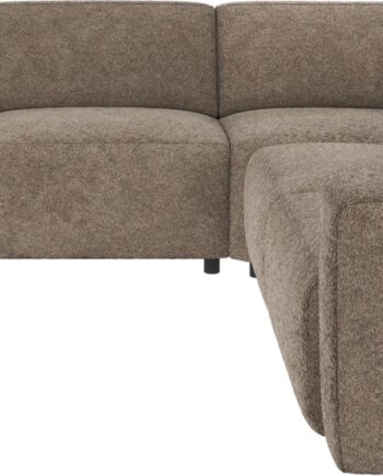 Hjørnesofa Rowico Willard Modulsofa Anna Mørk Beige 297x297 Cm