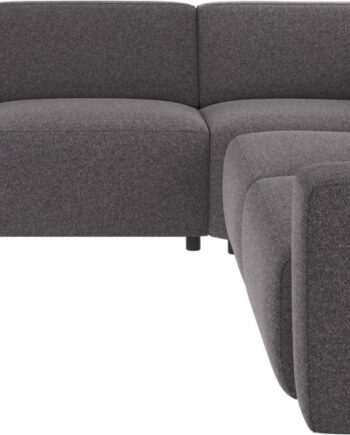 Hjørnesofa Rowico Willard Modulsofa Brenda Mørkegrå 297x297 Cm