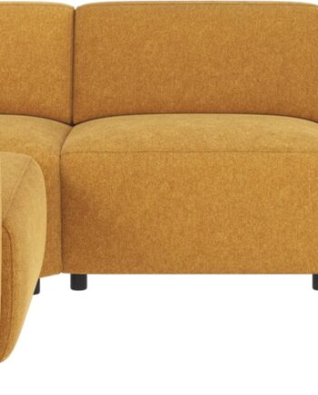 Hjørnesofa Rowico Willard Modulsofa 297ã 219 Cm Gul Stof Brenda 100  Polyester