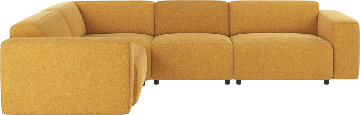 Hjørnesofa Rowico Willard Modulsofa 297ã 219 Cm Gul Stof Brenda 100  Polyester