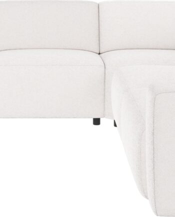 Hjørnesofa Rowico Willard Modulsofa Hvid Bobby   Polyester Fsc-mix Træ 297x297x70 Cm