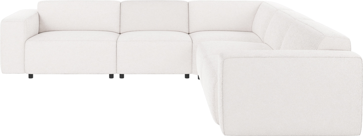 Hjørnesofa Rowico Willard Modulsofa Hvid Bobby   Polyester Fsc-mix Træ 297x297x70 Cm