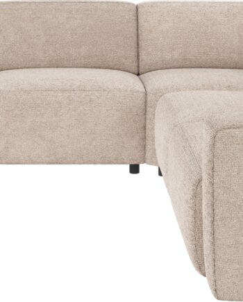 Hjørnesofa Rowico Willard Modulsofa Lysegrå Robin-stof Skandinavisk Design Slidstærk Med Koldskum