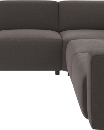 Hjørnesofa Rowico Willard Rita Mørkegrå Stof Modulsofa 297ã 297 Cm
