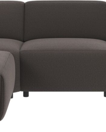 Hjørnesofa Rowico Willard Rita Stof Mørkegrå Modulopbygget 297x219 Cm