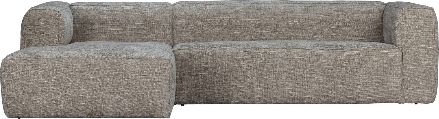 Hjørnesofa Venstrevendt Woood Exclusive Bean Lysebeige   Maribor Melange-stof 305ã 175 Cm