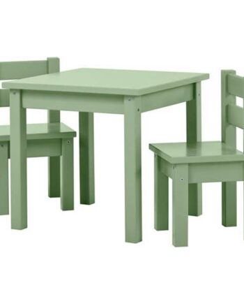 Hoppekids Mads Børnesæt Bord Og   Stole Pale Green Pale Green : Erling Christensen Møbler