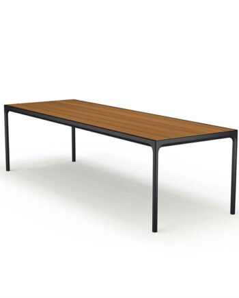 Houe Four Havebord 270x90 Cm Bambus Black  : Erling Christensen Møbler