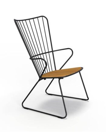 Houe Paon Loungestol Black  : Erling Christensen Møbler