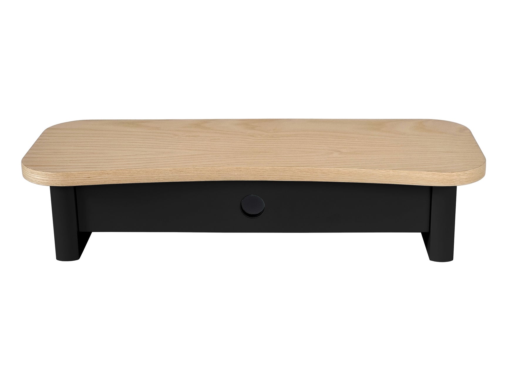 Jubi 60cm Monitorskærmstativ Med Skuffe Ash Black