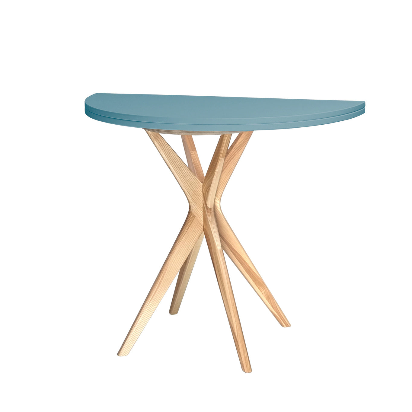 Jubi Halvrundt Udtrækkeligt Bord Diam  90cm Gentle Blue