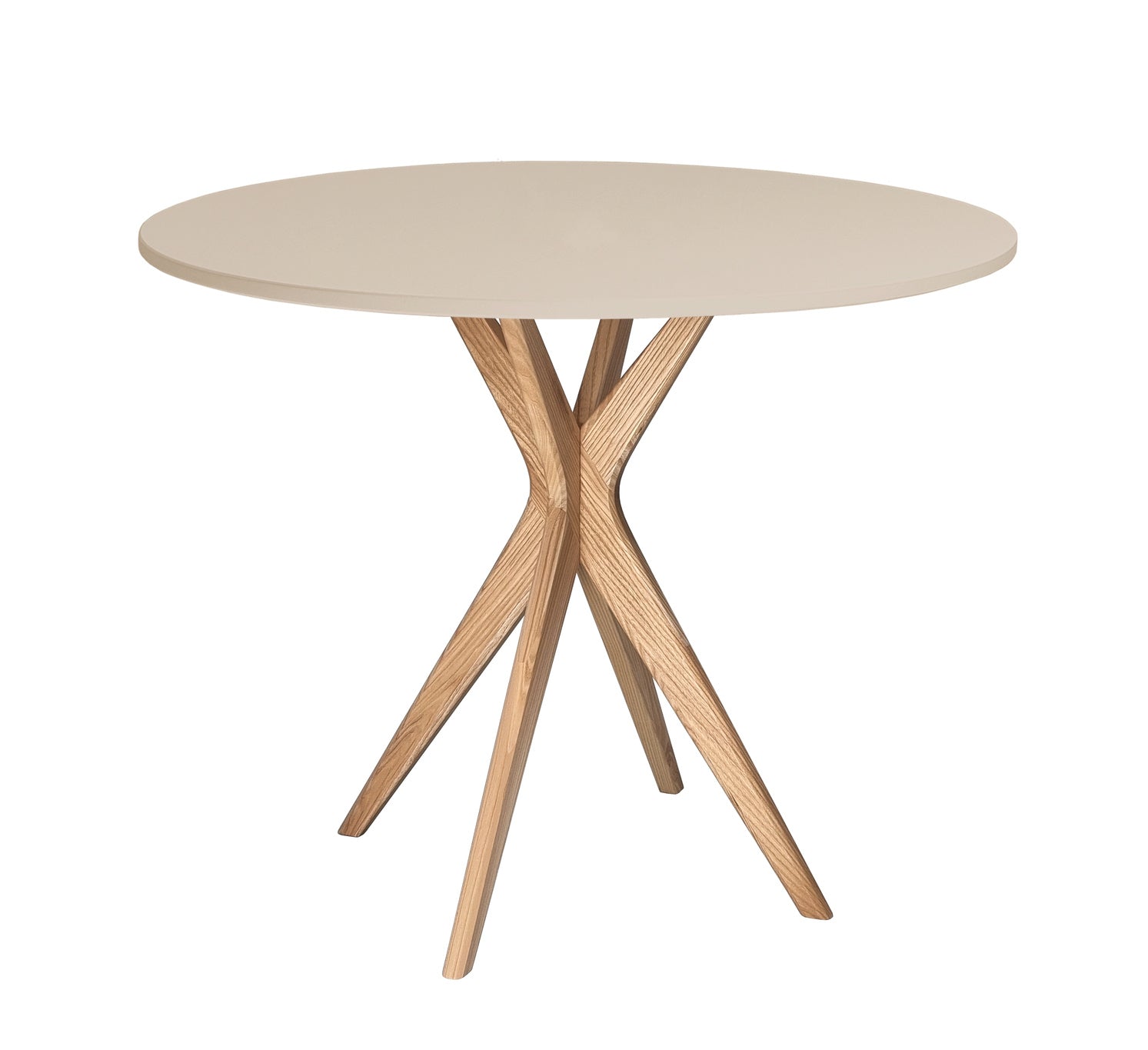 Jubi Rundt Spisebord Diam  90cm Brown Beige