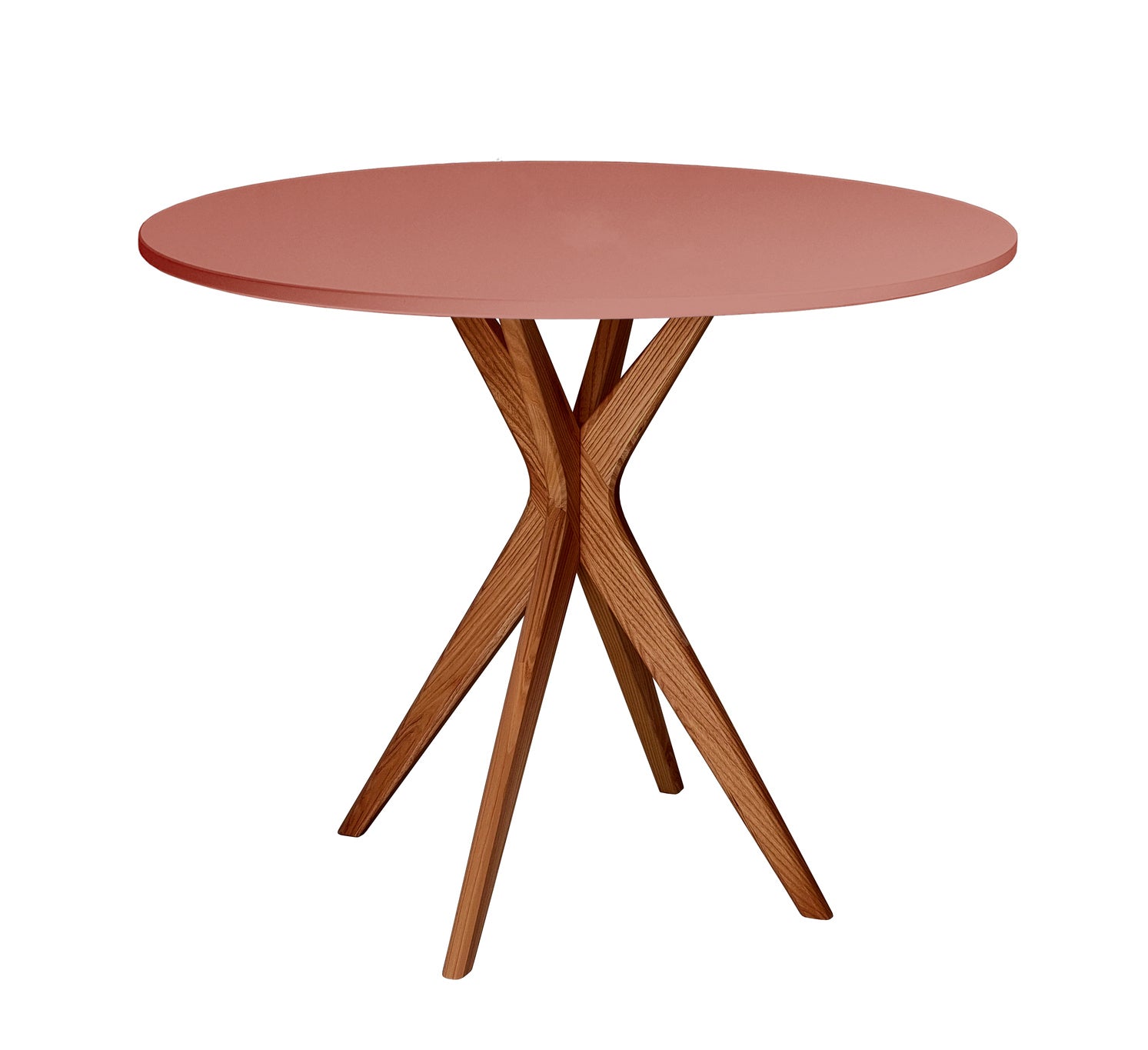 Jubi Rundt Spisebord Diam  90cm Oak Antique Pink