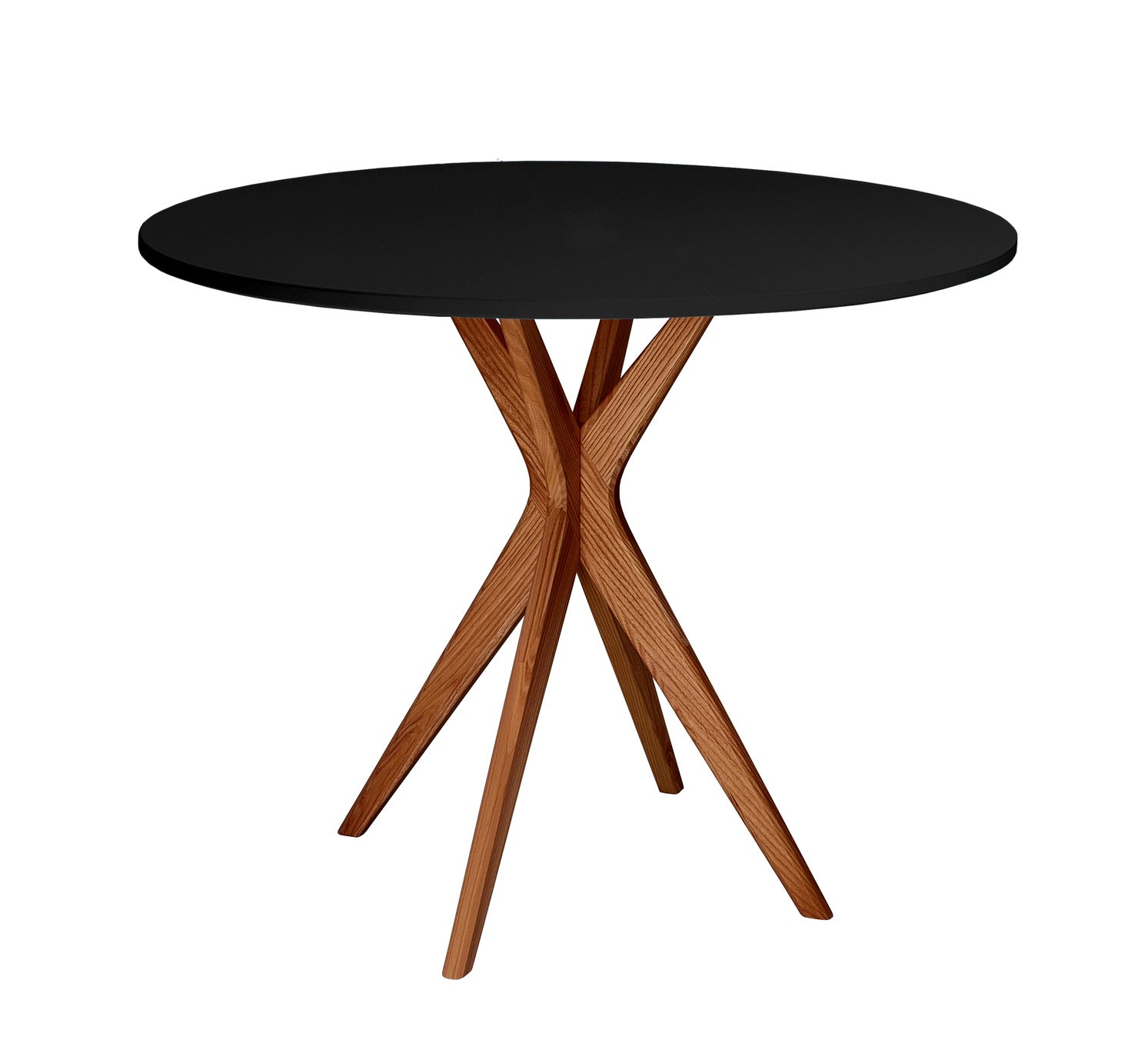 Jubi Rundt Spisebord Diam  80cm Oak Black