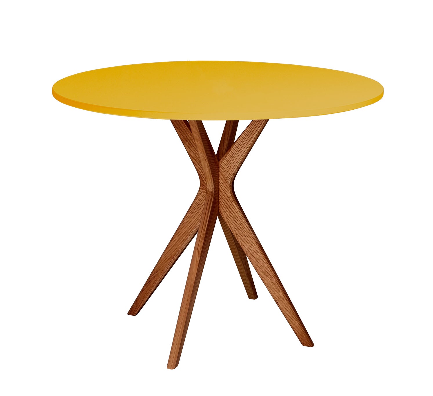 Jubi Rundt Spisebord Diam  90cm Oak Broom Yellow