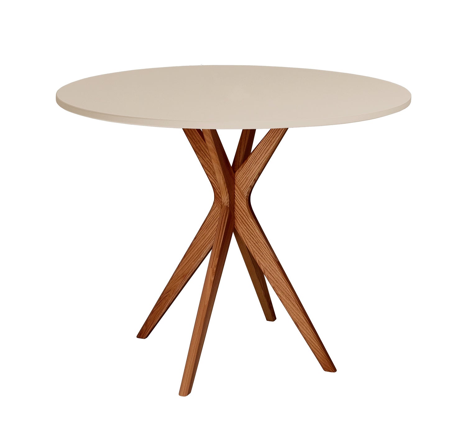 Jubi Rundt Spisebord Diam  90cm Oak Brown Beige