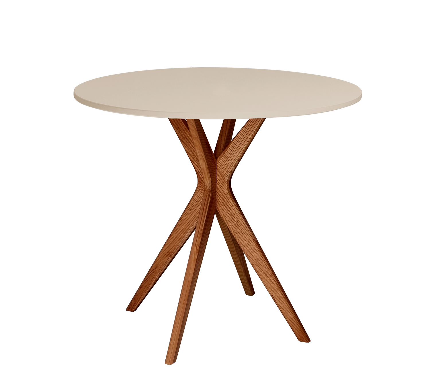 Jubi Rundt Spisebord Diam  80cm Oak Brown Beige