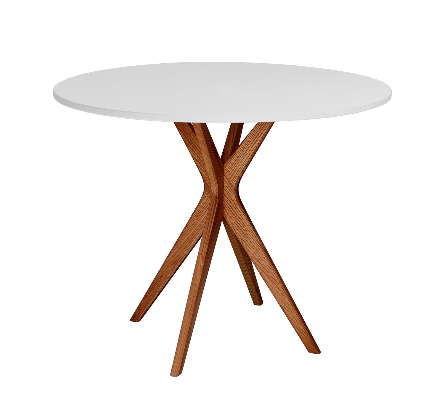 Jubi Rundt Spisebord Diam  80cm Oak Pearl Grey